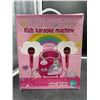 Image 2 : Kids Karaoke Machine with 2 Microphones  Bluetooth Karaoke Toy for Singing Portable Children Karaoke