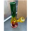 Image 2 : Multicolor Glass Water Pipe with Additional Downstem and Bowl