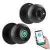Image 1 : GHome Smart Door Knob Fingerprint Door Lock with Keypad, Biometric Smart Lock – App Control