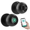 Image 1 : GHome Smart Door Knob Fingerprint Door Lock with Keypad, Biometric Smart Lock – App Control