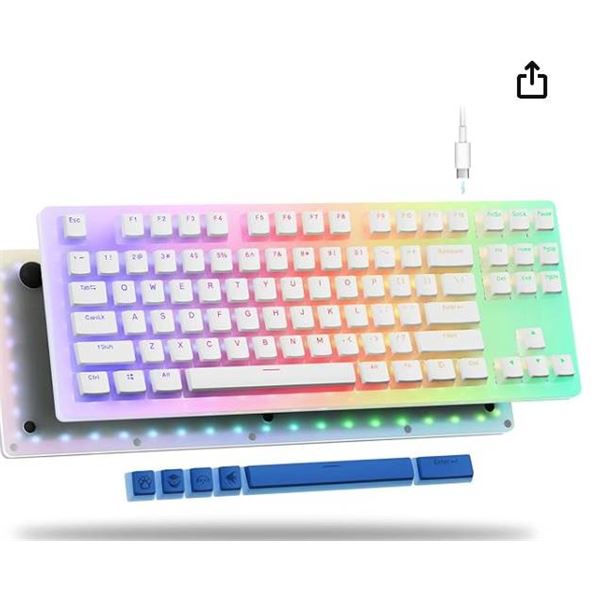 Womier K87 Pro Colored Glaze Mechanical Gaming Keyboard