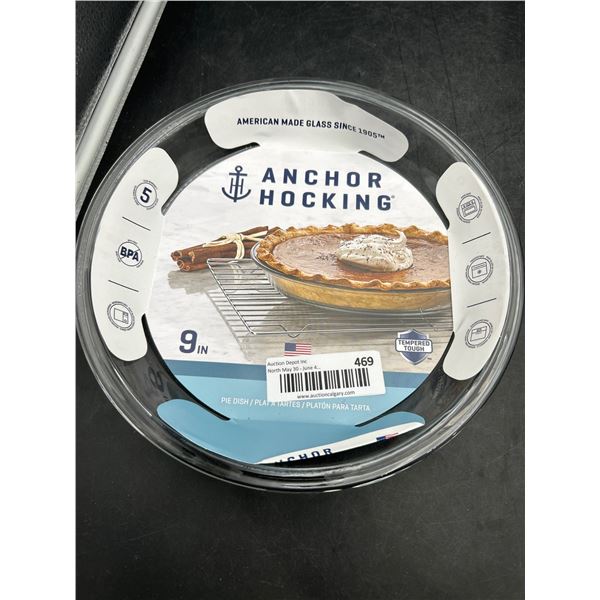 Anchor Hocking 9-Inch Glass Pie Dish