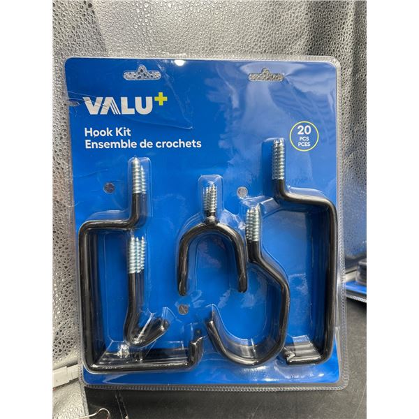 Valu+ 20-Piece Hook Kit with Assorted Designs