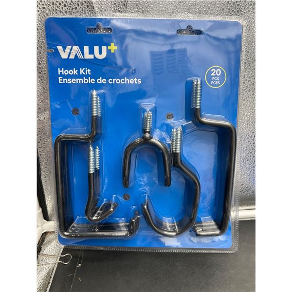 Valu+ 20-Piece Hook Kit with Assorted Designs