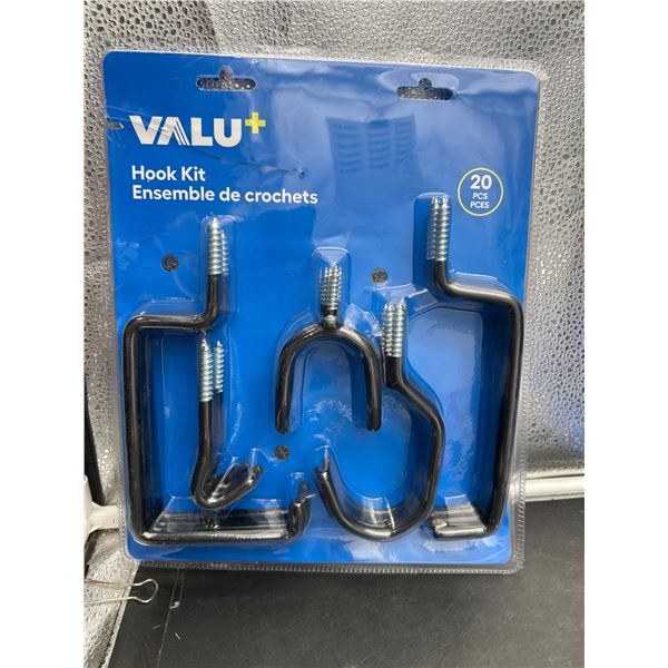 Valu+ 20-Piece Hook Kit with Assorted Designs