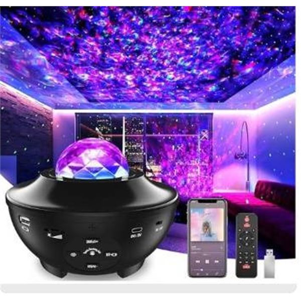 Galaxy Light Star Projector, Galaxy Projector Night Light Kids 4 in 1 w/21 Lighting Modes Starlight 