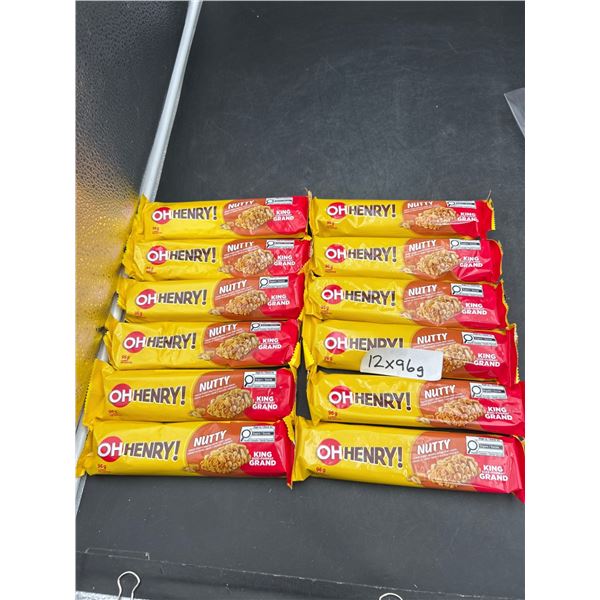 Oh Henry! Nutty King Grand Bars – 12 x 96g