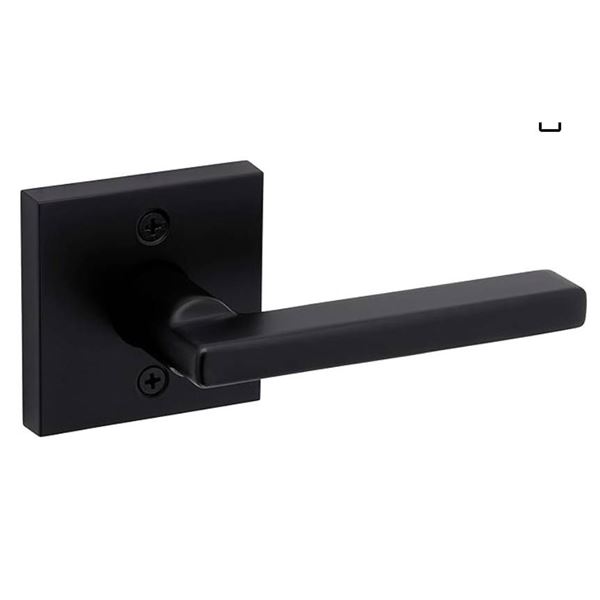 Lot of 6 Ð Weiser Dummy Halifax Matte Black Door Lever