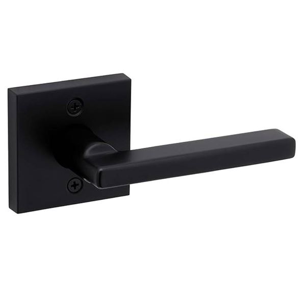 Lot of 6 Ð Weiser Dummy Halifax Matte Black Door Lever