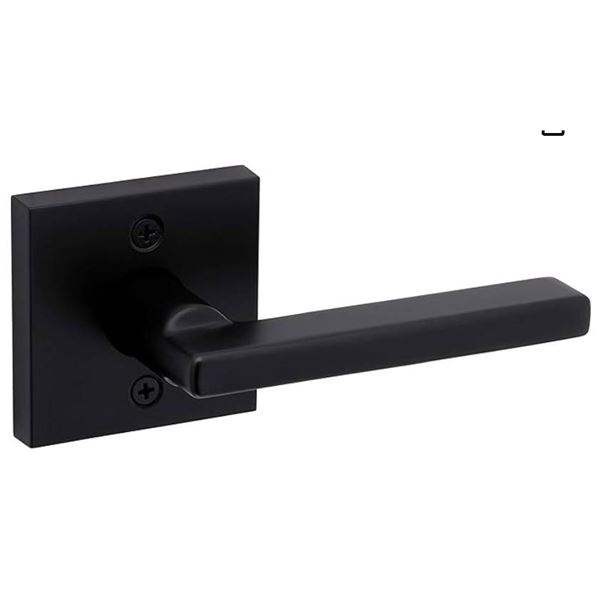 Lot of 6 Ð Weiser Dummy Halifax Matte Black Door Lever