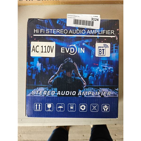 EVD AV-298BT Stereo Audio Amplifier with Bluetooth Support, 110V