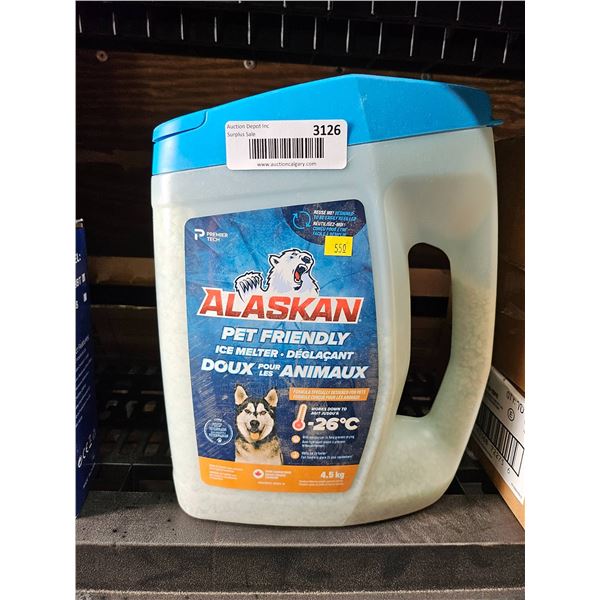 Alaskan Pet Friendly Ice Melter, 4.54 kg, Melt Effective to -26C