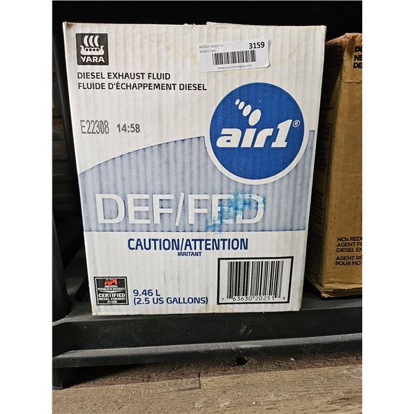 Air1 DEF Diesel Exhaust Fluid, 2.5 US Gallons and 1 Gallon Bottles