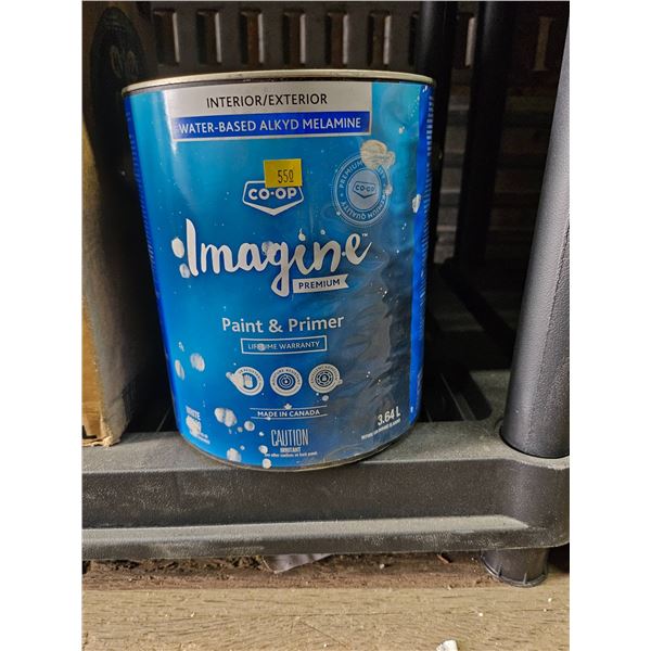 Co-op Imagine Premium Water-Based Alkyd Melamine Paint and Primer 3.64L