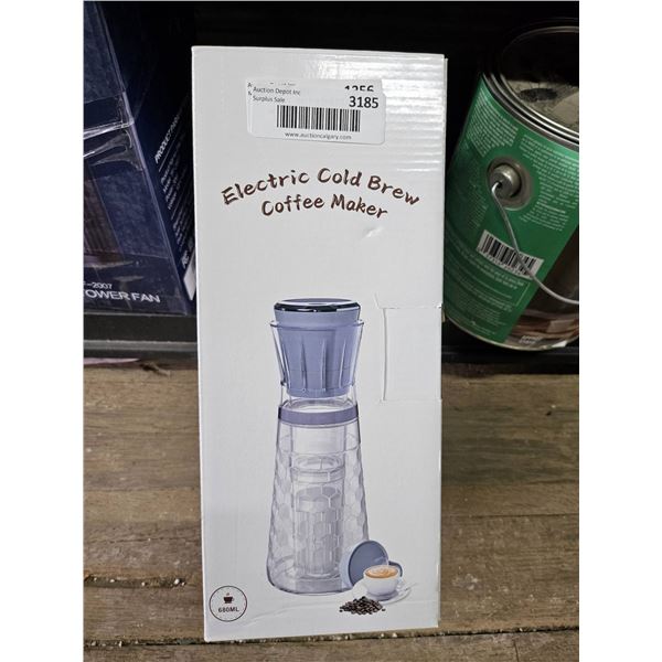 Electric Cold Brew Coffee Maker (Model: KM115B-CB) with 830ml Capacity