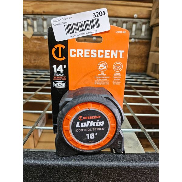 Crescent Lufkin Control Series 16foot Tape Measure