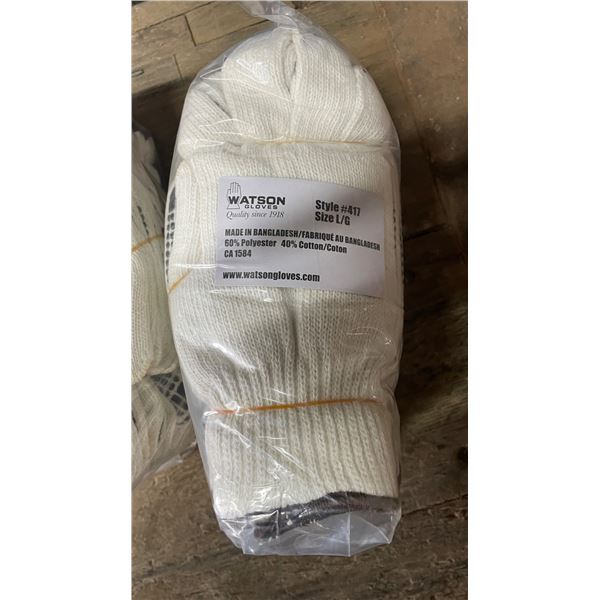 Lot of 2 Watson Gloves Style #417 Size L Polyester and Cotton Blend