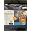 Image 2 : Quility 20 lb Weighted Blanket with Pre-Attached Minky Cover, 60″x80″