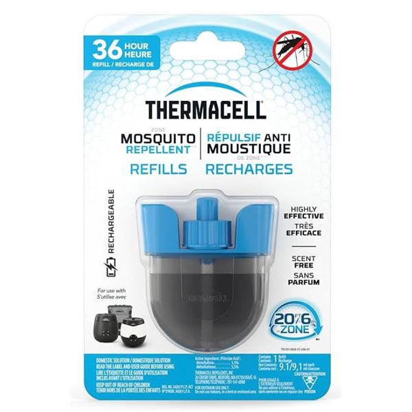 Thermacell 36-Hour Mosquito Repellent Refills, Lot of 6