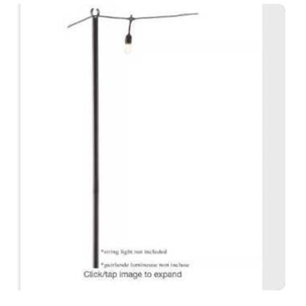 Holiday Styling String Light Poles, 9ft, Double, 2 Pack