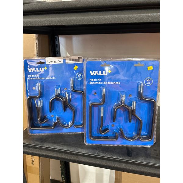 Valu+ 20-Piece Hook Kit Lot of 2