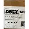 Image 4 : Degil J10 Single Lens Safety Glasses, Clear, Qty: 12 EA