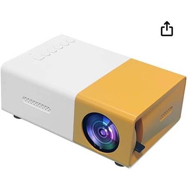 LED Portable Projector with TFT LCD Technology and Multimedia Support