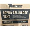 Image 4 : Lot of Soprema Sopra 10.8 R-Value 27-in Cellulose Rigid Cardboard Vents for Ceiling and Attic
