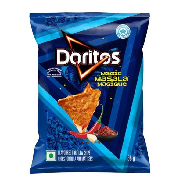 Doritos Magic Masala Flavored Tortilla Chips, 32 Single-Serve Bags