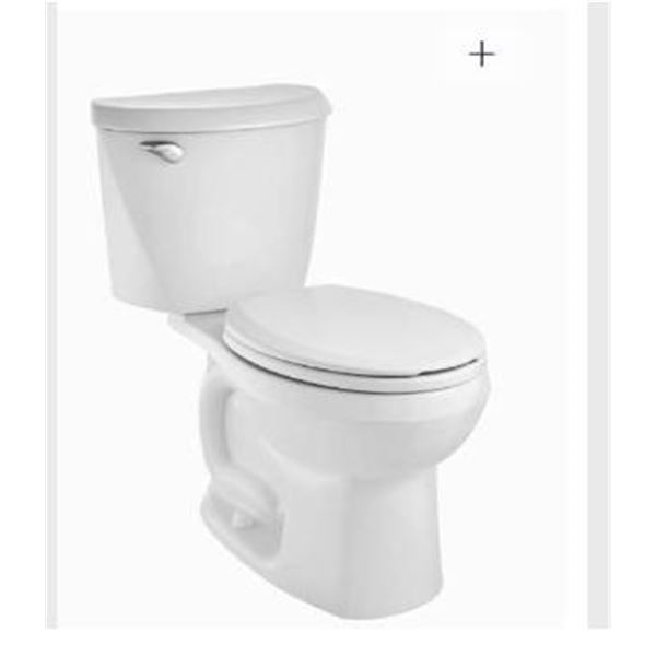 American Standard Reliant 2-Piece 1.28 gpf/4.8 Lpf Standard Height Round Front Complete Toilet With 