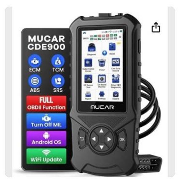 MUCAR CDE900 PRO OBD2 Scanner Diagnostic Scan Tool, Full OBDII Car Code Reader with Multiple Add-on 