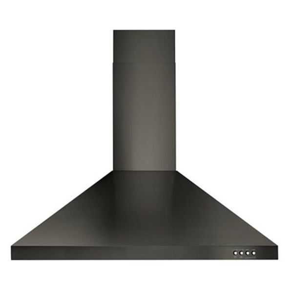 Whirlpool 30″ Contemporary Black Stainless Wall Mount Range Hood Model WWV53UC0HV2