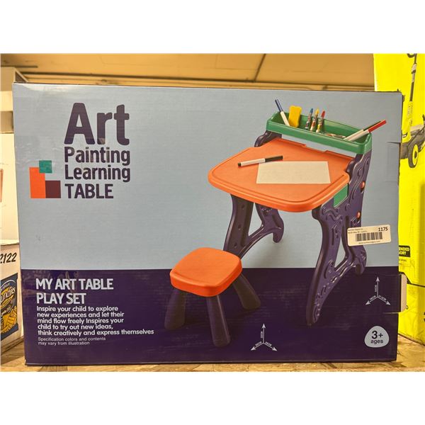Kids Art Painting and Learning Table with Multi-Purpose Use