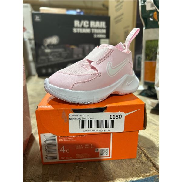 Nike Flex Runner 3 TD Pink Foam White Size 4C