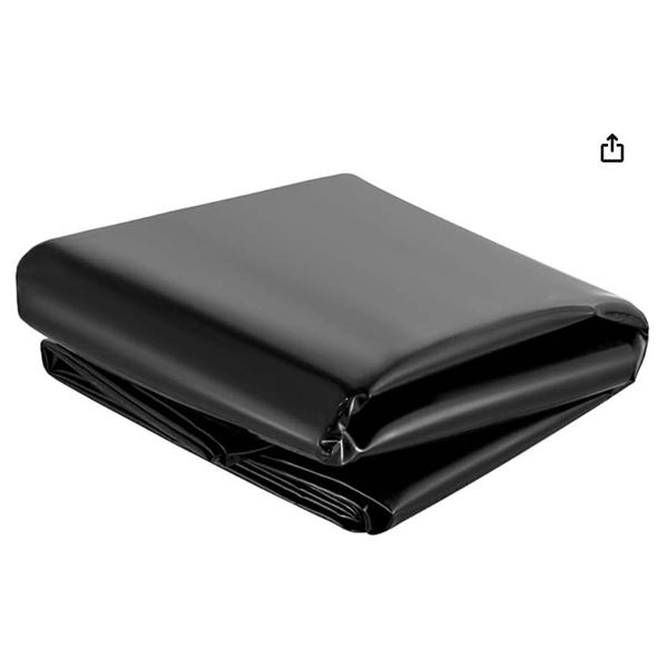 VEVOR LLDPE Pond Liner 15×20 ft, Pond Liner 20 Mil, Fish Pond Liners for Waterfall, Pond and Fish Po