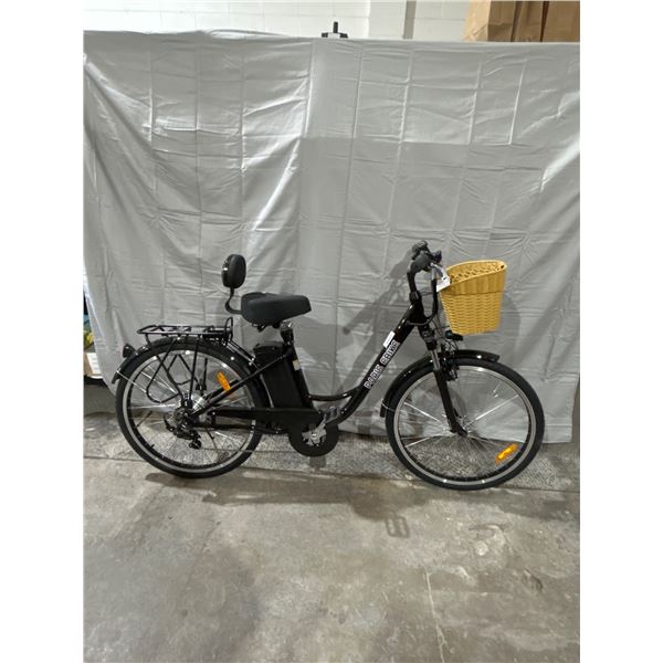 Paris Electric Bike with 26-inch Wheels and Basket