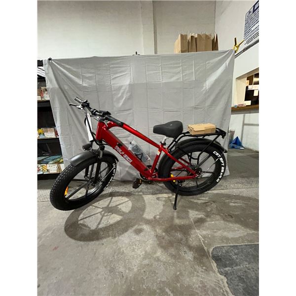 Daymak Wolf Ebike 48V Electric Bicycle with 500W Motor and LED Display CST BFT 26 x 4.0 tires -NEW F