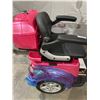 Image 15 : Daymak Roadster Mobility Scooter in Pink , Bluetooth mp3, lockable rear carrying case -NEW Floor Mod