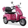 Image 1 : Daymak Roadster Mobility Scooter in Pink , Bluetooth mp3, lockable rear carrying case -NEW Floor Mod