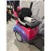 Image 8 : Daymak Roadster Mobility Scooter in Pink , Bluetooth mp3, lockable rear carrying case -NEW Floor Mod