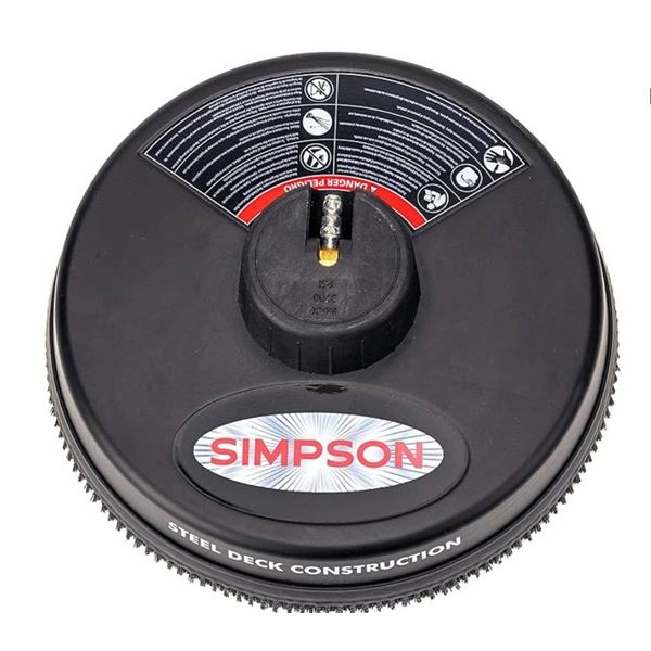 Simpson Cleaning 80165 Universal 15″ Steel Pressure Washer Surface Cleaner for Cold Water M