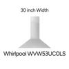 Image 3 : Whirlpool Range Hood With Model WWV53UC0LS