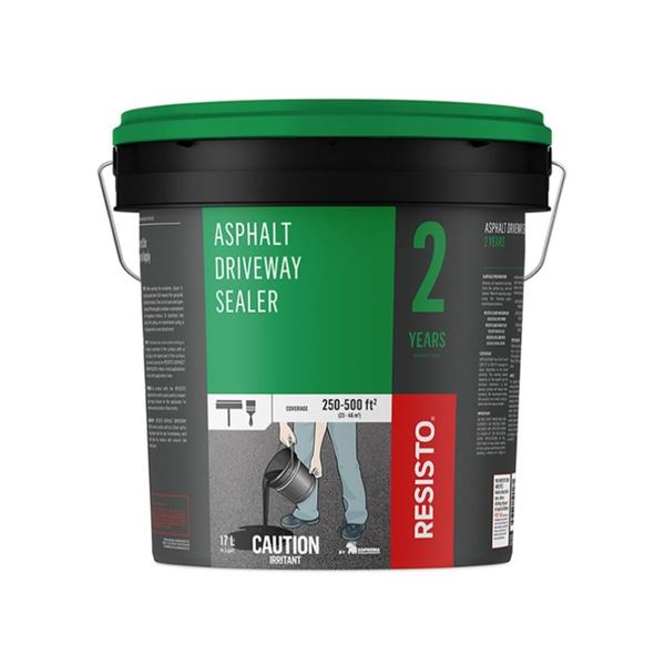 Asphalt Driveway Sealer – 2 Years – 250 to 500 sq. ft. – 17 L