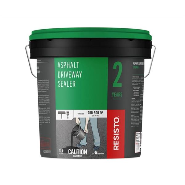 Asphalt Driveway Sealer – 2 Years – 250 to 500 sq. ft. – 17 L