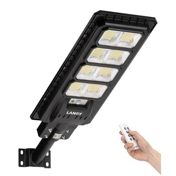 200W Led Solar Street Lights Outdoor,360 PCS LED High Lumes Solar Powered Street Lamp Outdoor