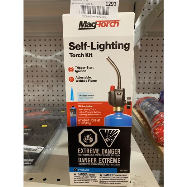 MagTorch Self-Lighting Torch Kit with Adjustable Flame