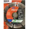Image 3 : Norton Clipper Classic 4″ x 1/4″ Diamond Dry Tuck Pointing Blade