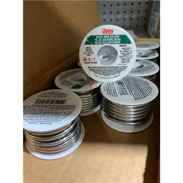 Oatey 50/50 Wire Solder Model #50192, 226 g Lot of 10