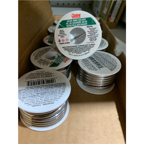 Oatey 50/50 Wire Solder Model #50192, 226 g Lot of 10