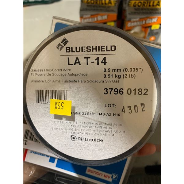 Blueshield LA T-14 Flux-Cored Wire 0.9 mm (0.035 in), 2 lb Spool